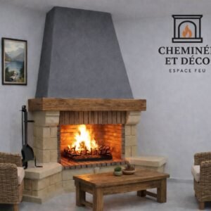 Cheminée sur mesure – Foyer fermé