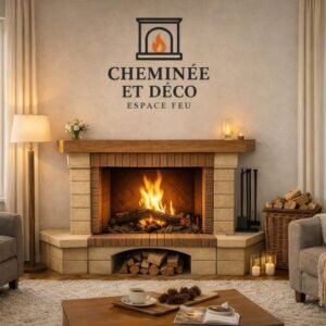 Cheminée sur mesure – Foyer ouvert